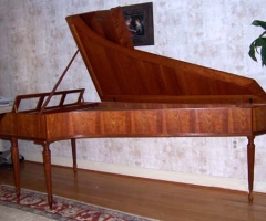 Fortepiano after Stein by Walter Bishop and Anne Acker, side view