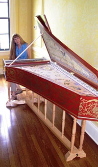Anne Acker 2005 custom harpsichord