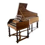 Double Manual Harpsichord by Malcolm Rose, 1999