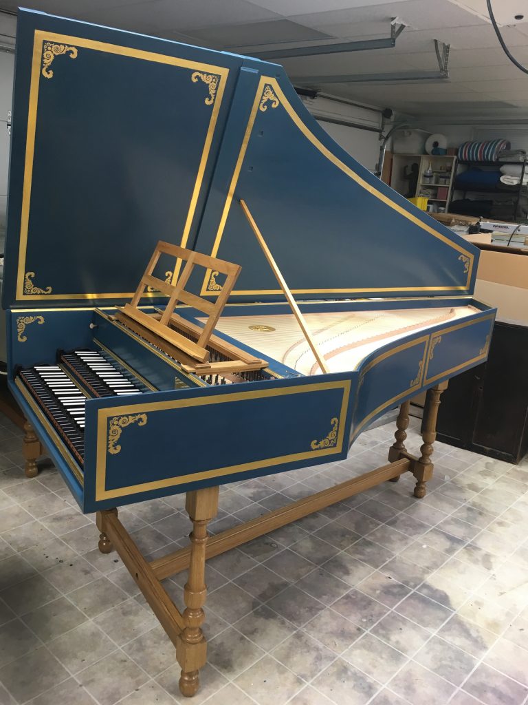 Inaugural Concert of 2021 Acker harpsichord commissioned by Central