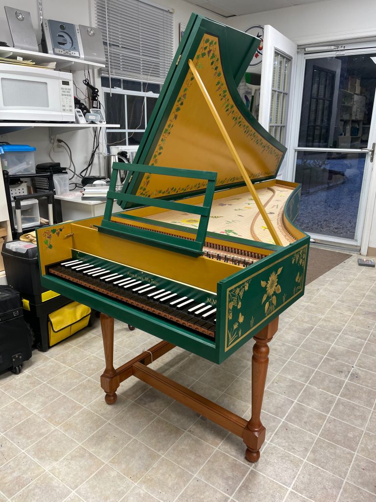 Debut concert new harpsichord Anne's Harpsichords